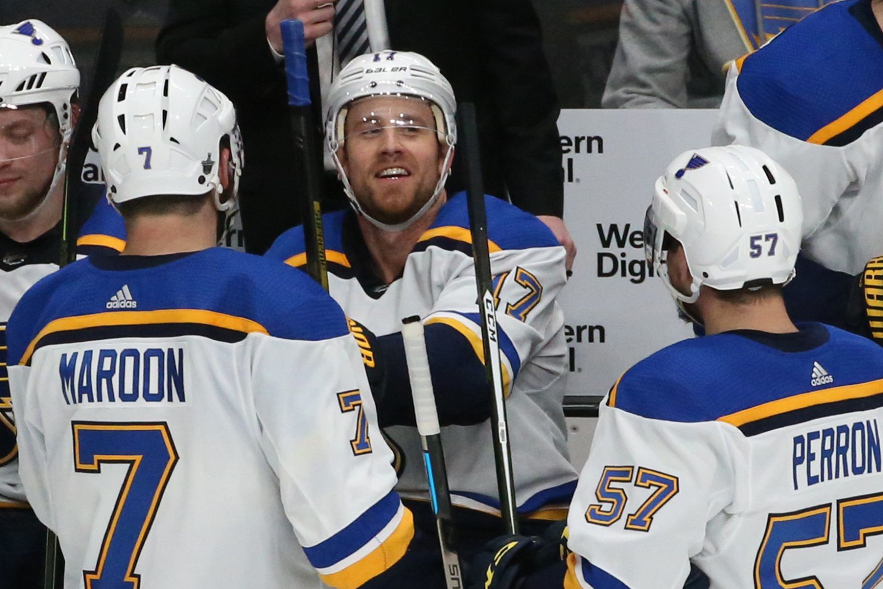 Blues and Sharks skate in game 5 of the semifinals